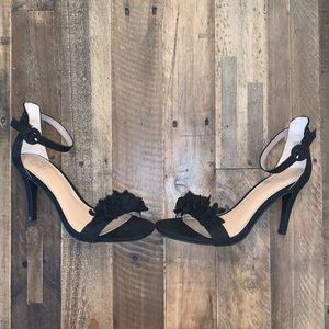 Brand new! Never worn strappy  black heel.